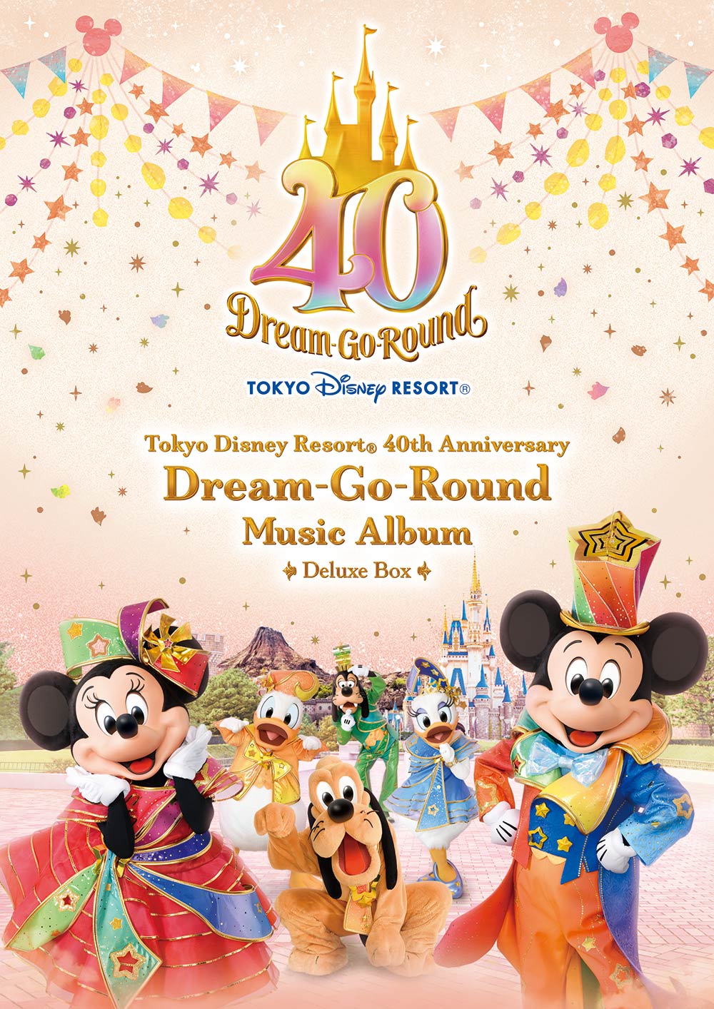 ブローチ ディズニー40周年 Dream Go Round ロゴ